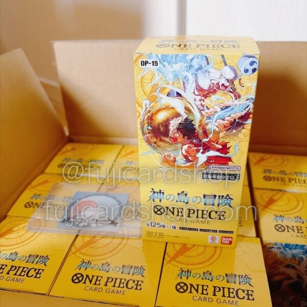 OP-15 Adventure on KAMI’s Island booster box Japanese ONE PIECE CARD
