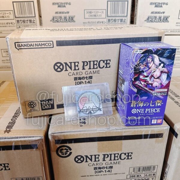 OP-14-1-1024x1024 OP-14 The Azure Sea’s Seven Booster Box Japanese ONE PIECE CARD