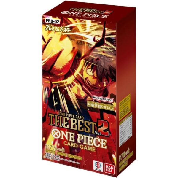 PRB-02 ONE PIECE CARD THE BEST vol.2 Sealed Case (20 boxes) Japanese ONE PIECE CARD
