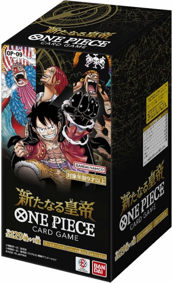 OP-09 EMPERORS IN THE NEW WORLD Booster Box Japanese ONE PIECE CARD