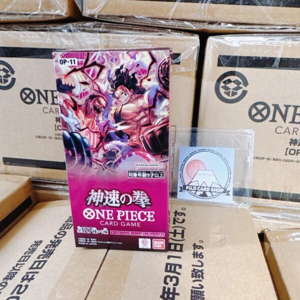 OP-11 A FIST OF DIVINE SPEED Booster Box Japanese ONE PIECE CARD