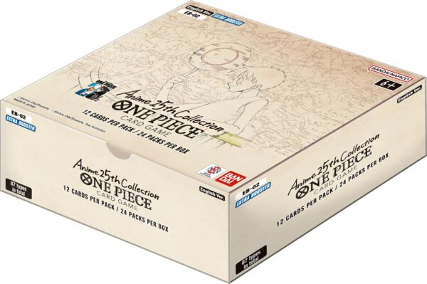 One Piece TCG – Extra Booster – Anime 25th Collection (EB-02) – Booster Box (24x Packs)