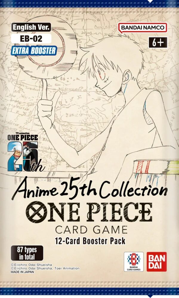 One Piece TCG – Extra Booster – Anime 25th Collection (EB-02) – Booster Box (24x Packs)