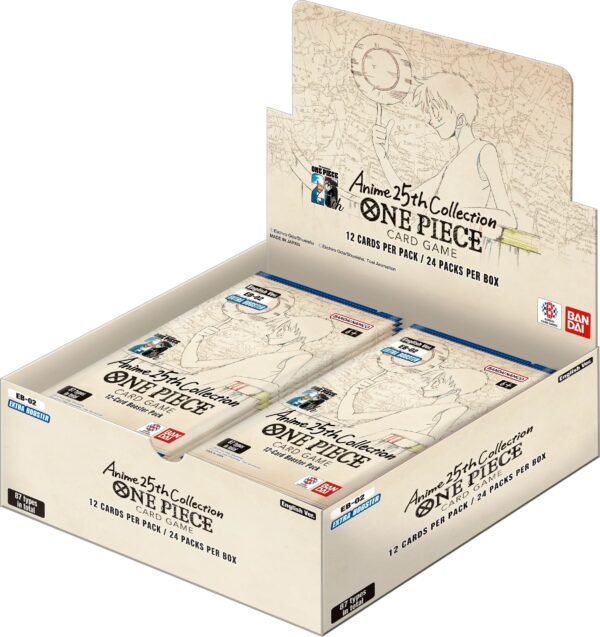 One Piece TCG – Extra Booster – Anime 25th Collection (EB-02) – Booster Box (24x Packs)